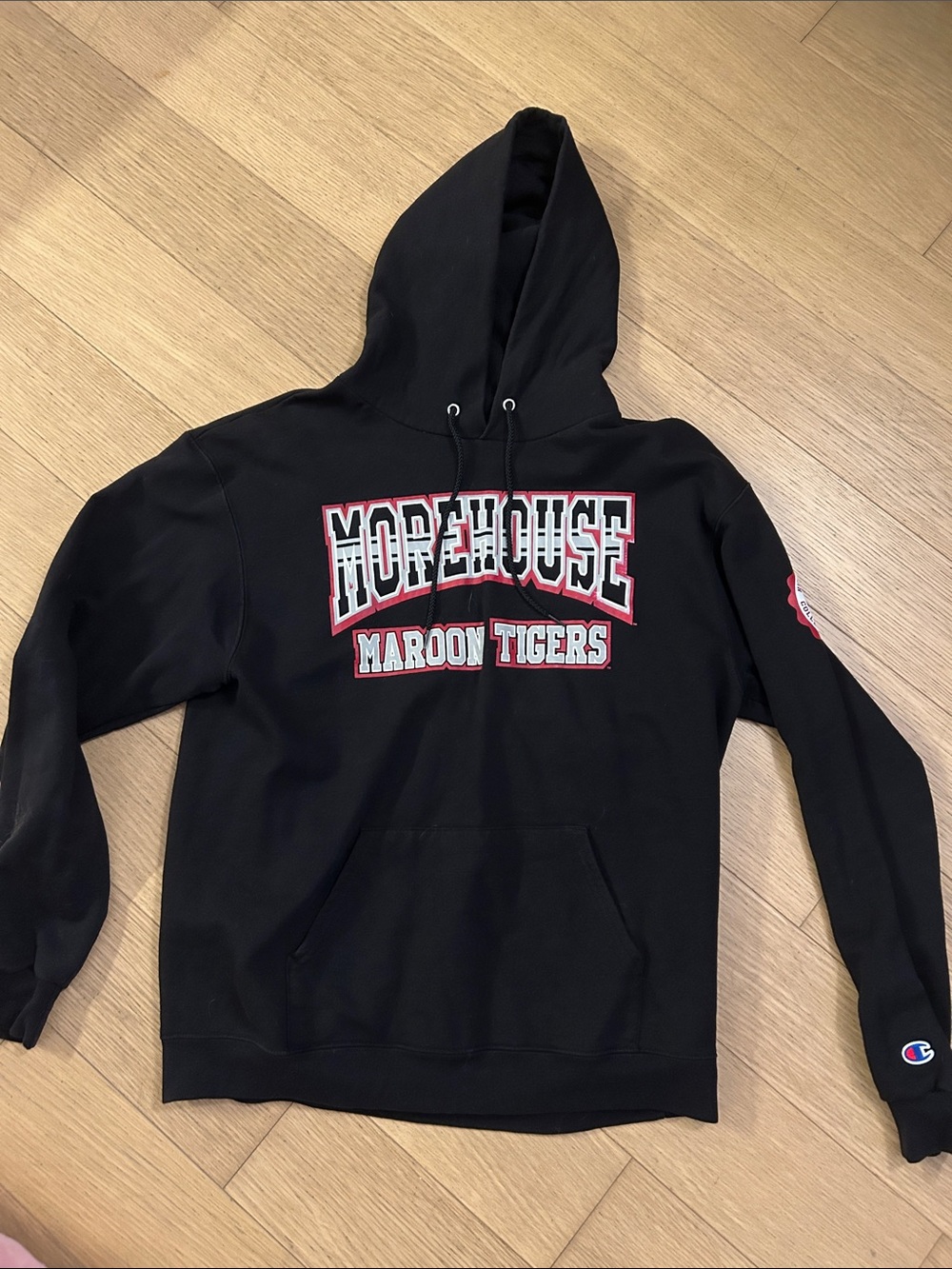 Champion Morehouse Maroon Tigers Black Hoodie